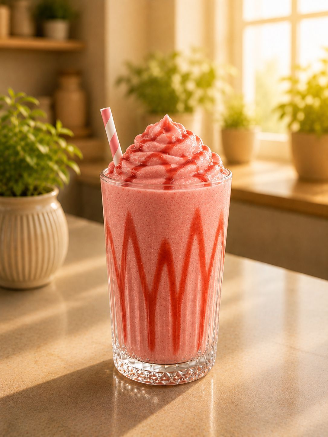 Strawberry Frappe